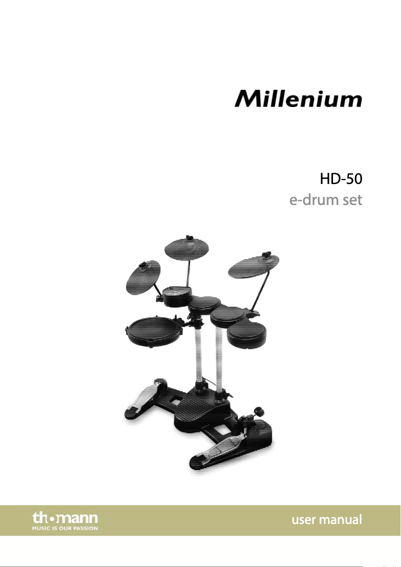 Image de la première page du manuel de l'appareil HD-50