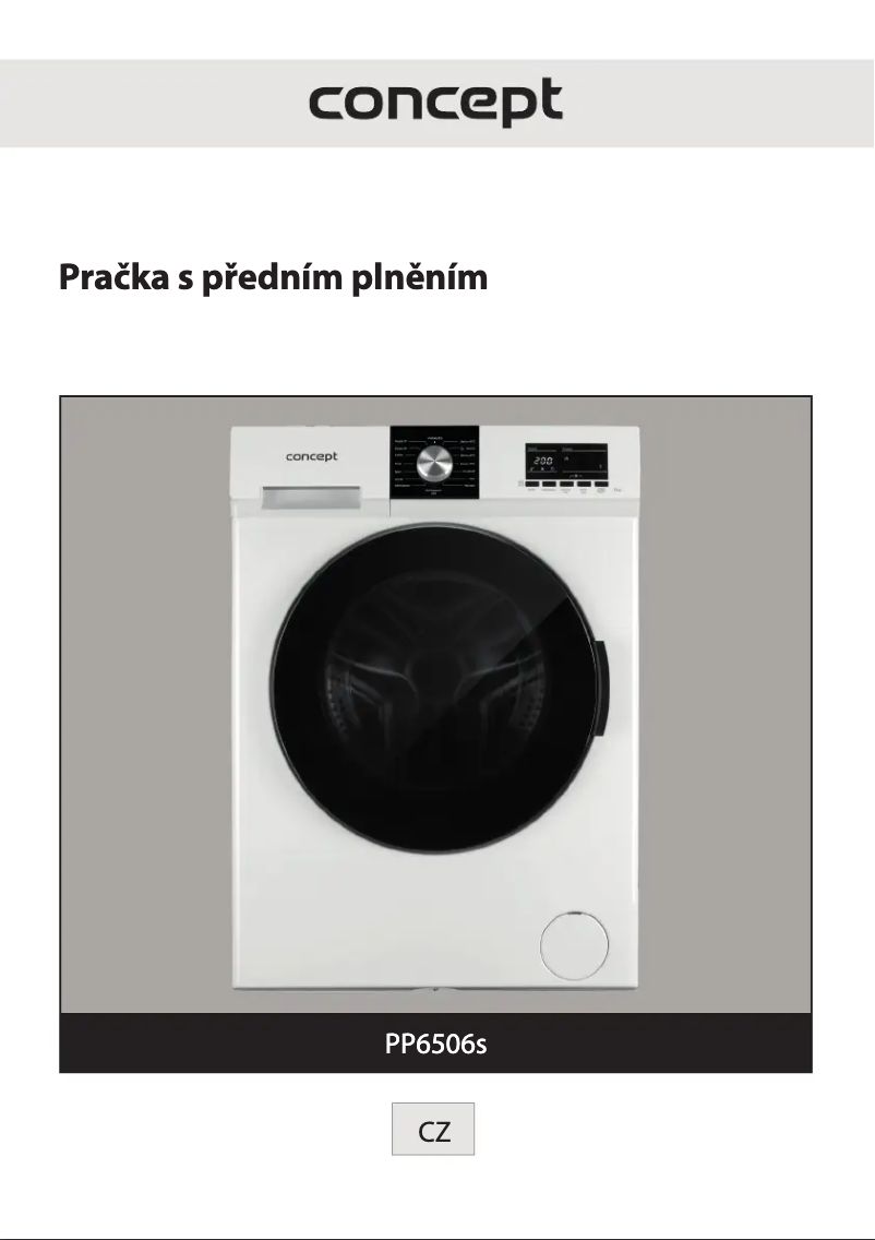 Image de la première page du manuel de l'appareil PP6506S