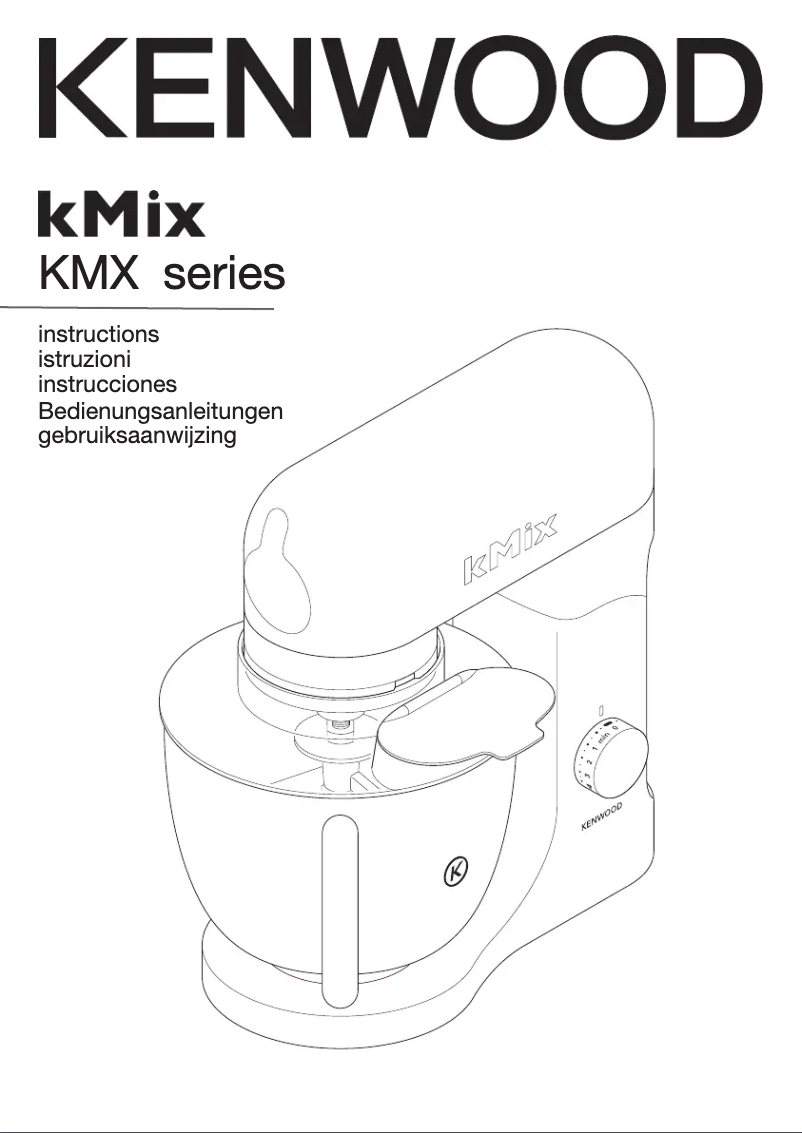 Image de la première page du manuel de l'appareil KMIX50