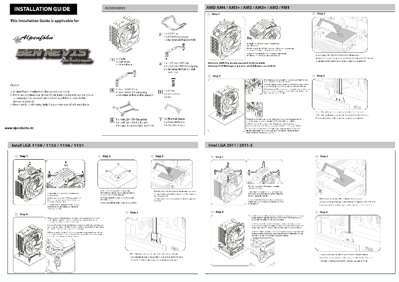 Imagen de la primera página del manual del dispositivo Ben Nevis Advanced
