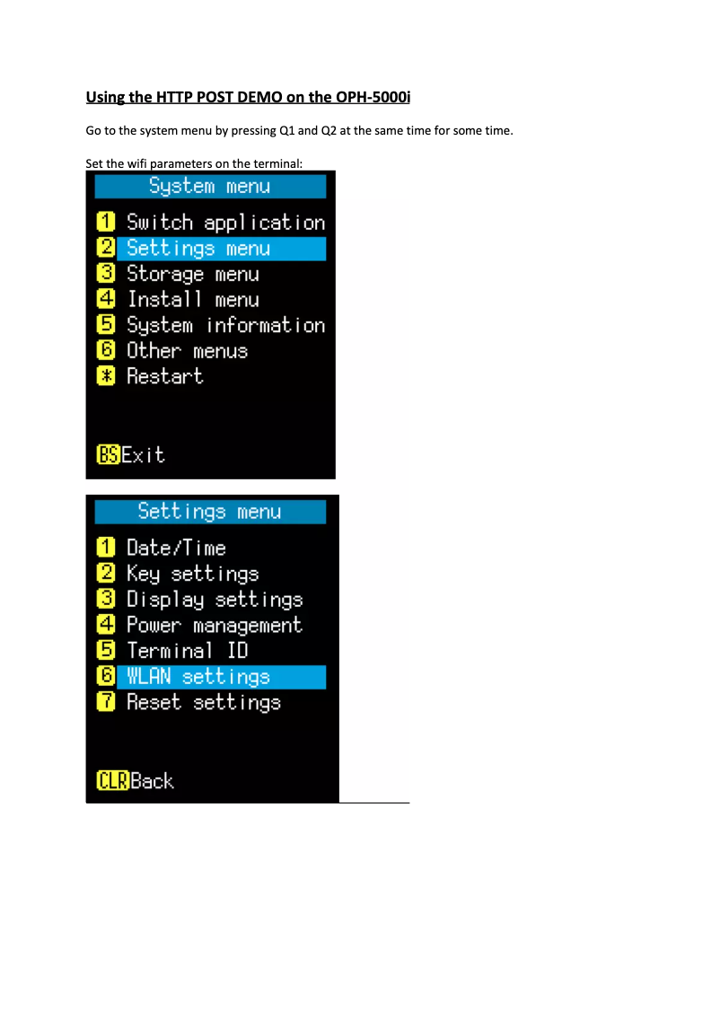 Página 1 del manual Manual de usuario Opticon OPH-5000i