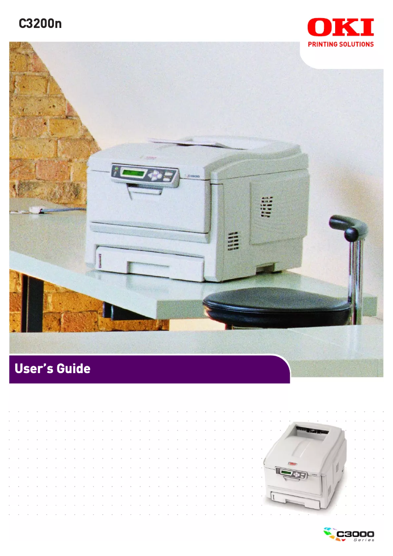 Page n°1 - Manuel utilisateur OKI C3200n