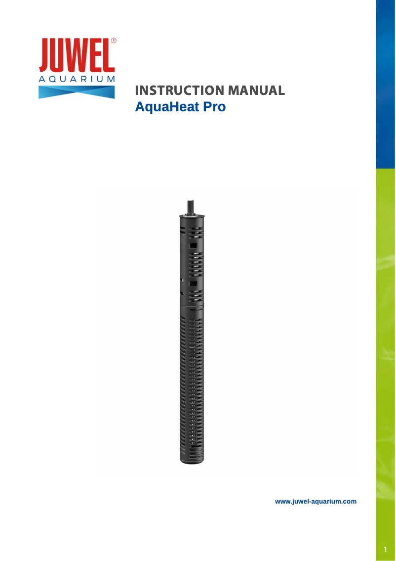 Página 1 del manual Manual de usuario Juwel AquaHeat Pro 200