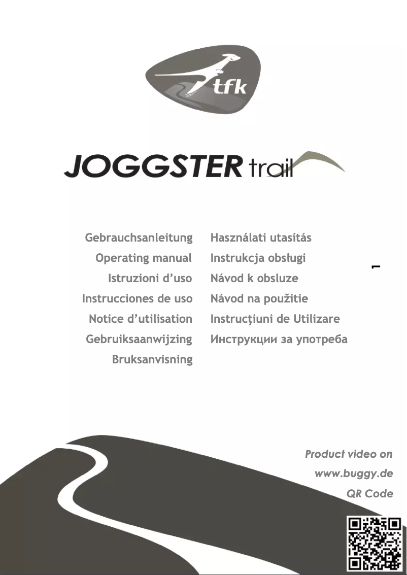 Image de la première page du manuel de l'appareil Joggster Trail