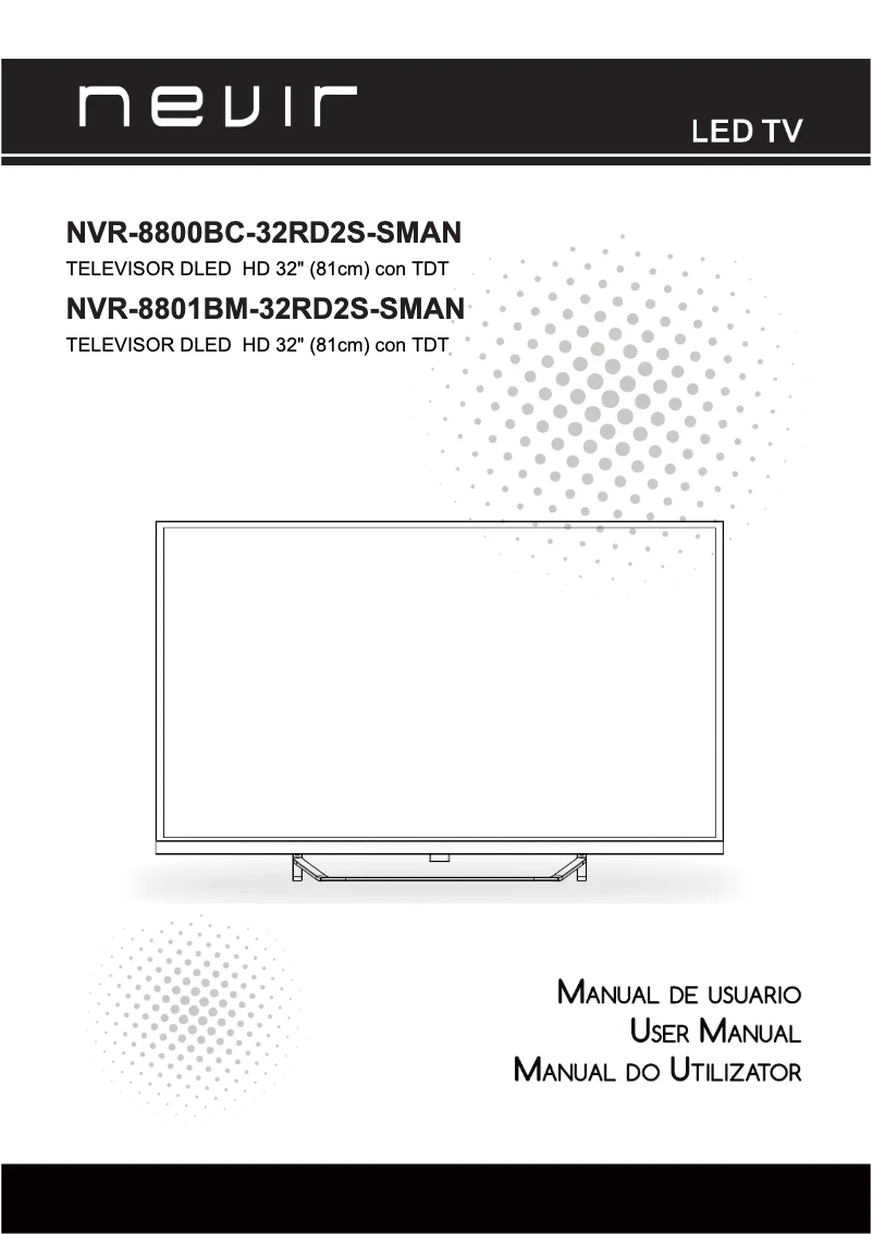 Page n°1 - Manuel utilisateur Nevir NVR-8800BC-32RD2S-SMAN