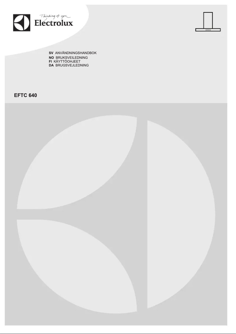 Page 1 de la notice Manuel utilisateur Electrolux EFTC640