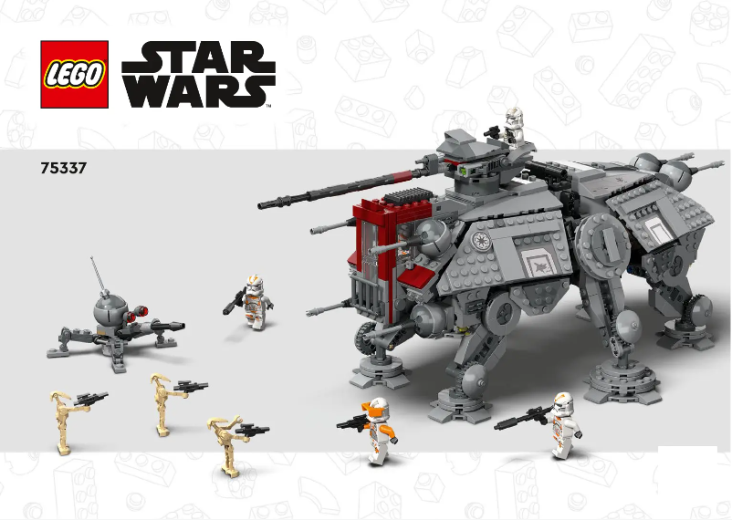 Page n°1 - Consignes visuelles Lego Star Wars 75337
