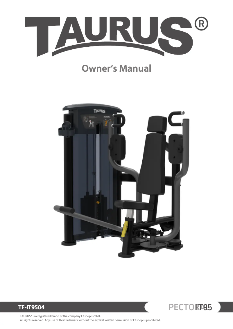 Página 1 del manual Manual de usuario Taurus Pectoral IT95
