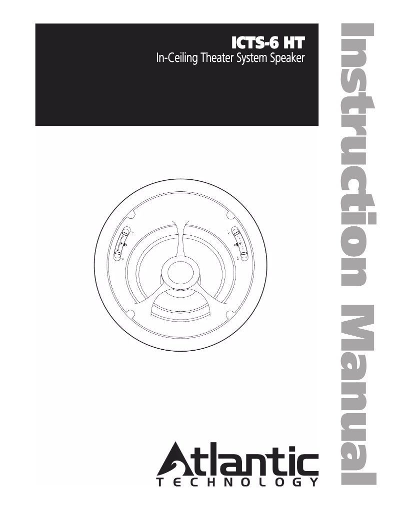 Page 1 de la notice Manuel utilisateur Atlantic ICTS-6 HT
