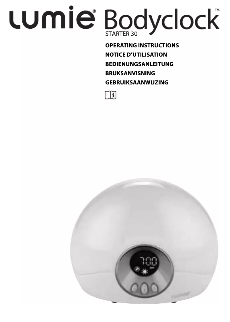 Page n°1 - Manuel utilisateur Lumie Bodyclock Starter 30