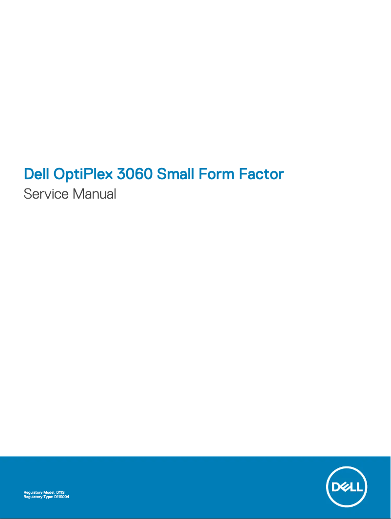 Page n°1 - Manuel utilisateur Dell OptiPlex 3060 Small Form Factor