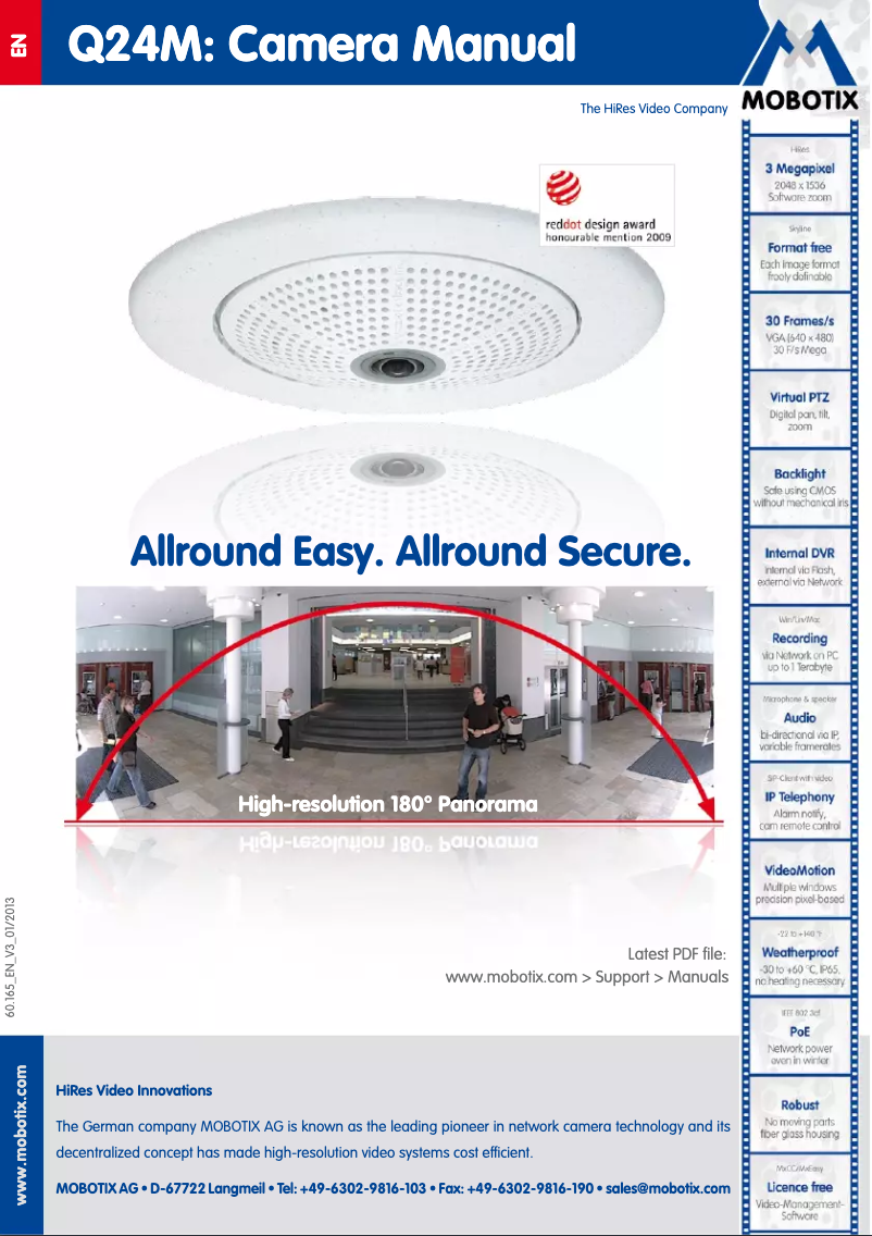 Página 1 del manual Manual de usuario Mobotix Q24M