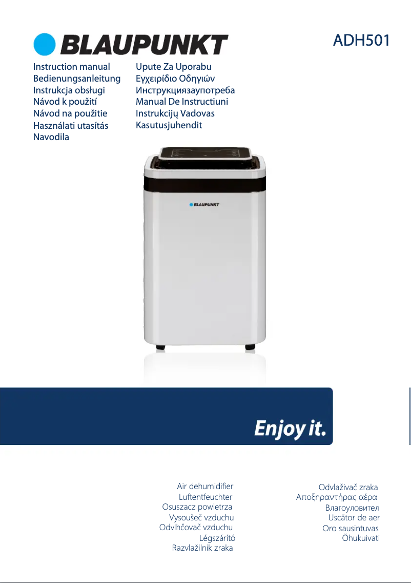 Page n°1 - Manuel utilisateur Blaupunkt ADH501