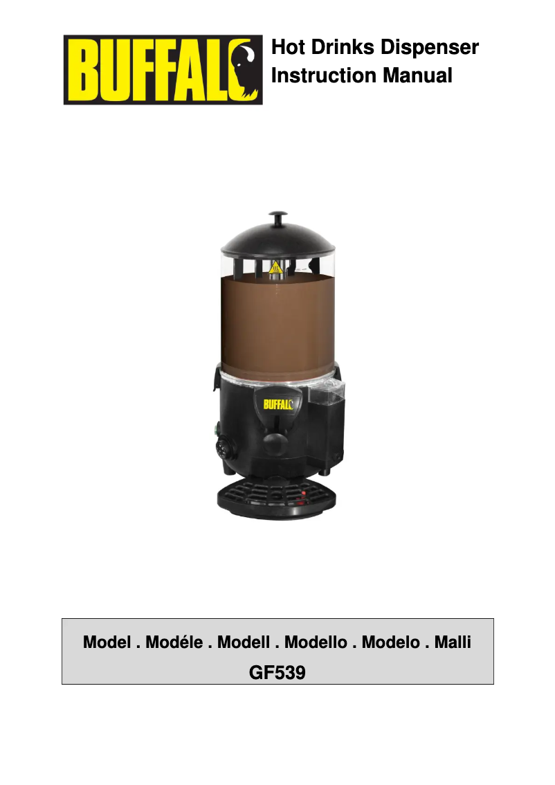 Page n°1 - Manuel utilisateur Buffalo GF539