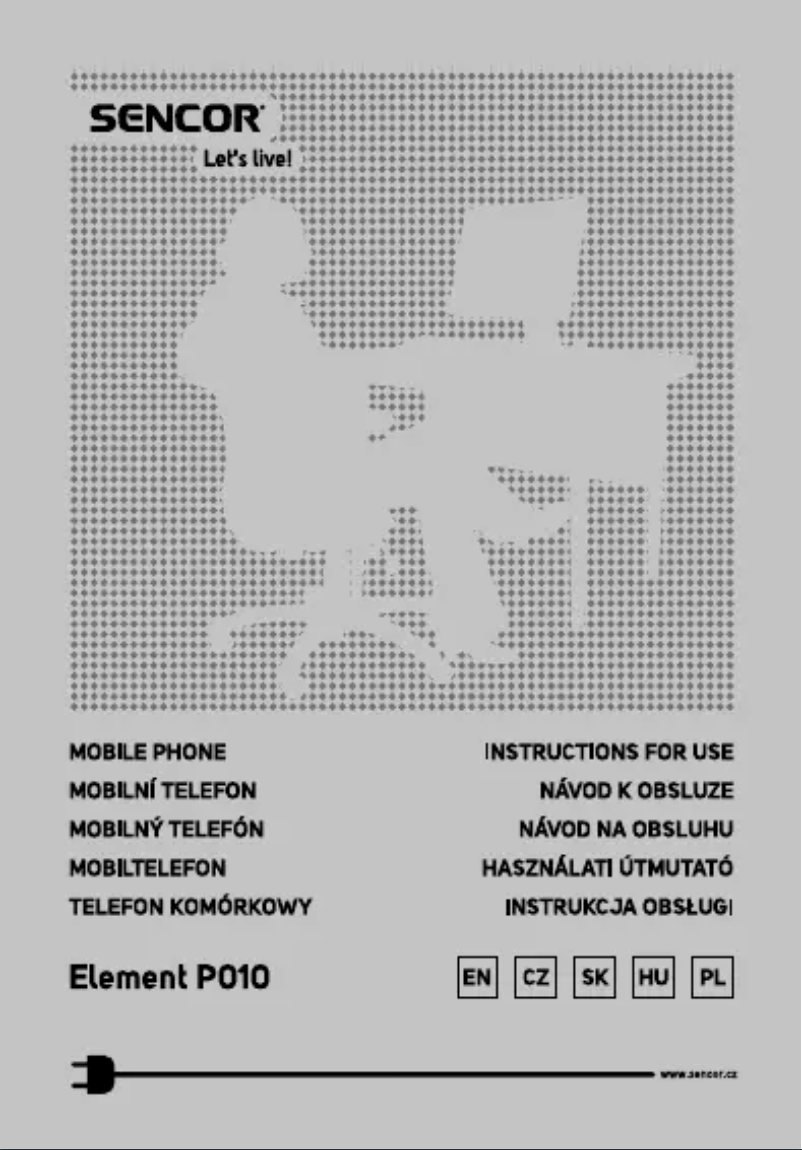 Page n°1 - Manuel utilisateur Sencor Element P010