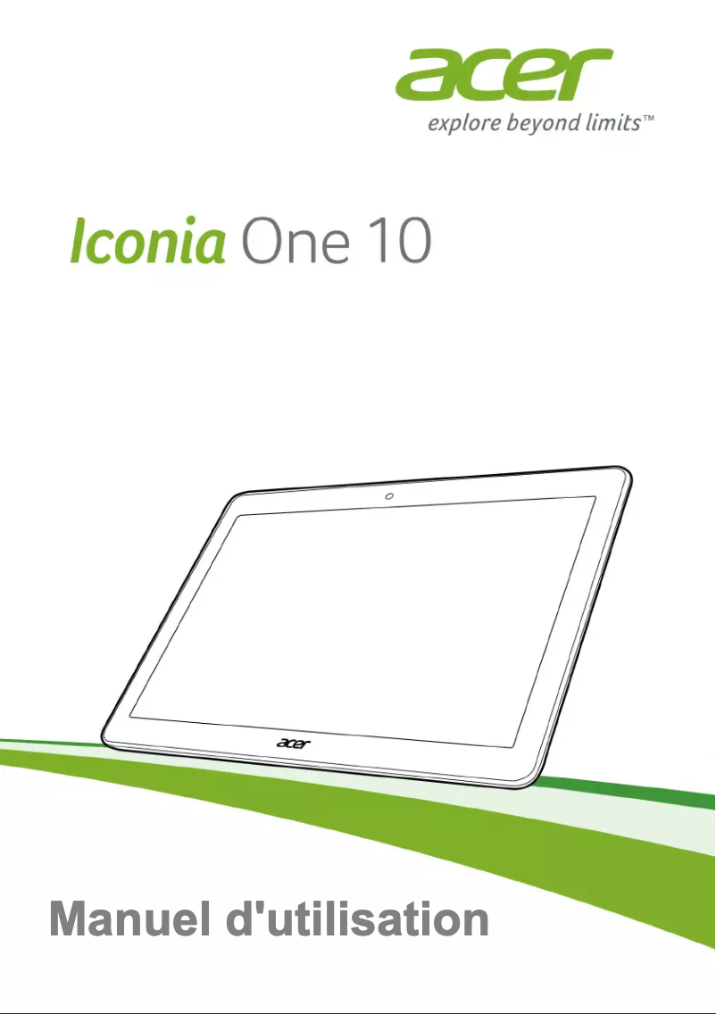Página 1 del manual Manual de usuario Acer Iconia One 10