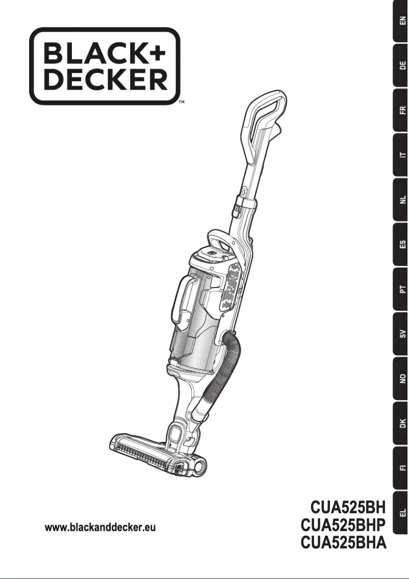 Page 1 de la notice Manuel utilisateur Black & Decker CUA525BH