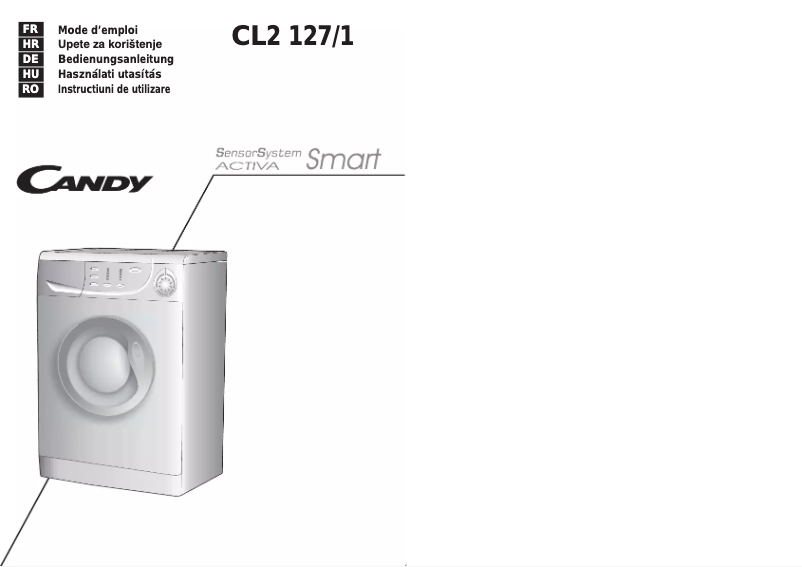 Page 1 de la notice Manuel utilisateur Candy CL2127-36S
