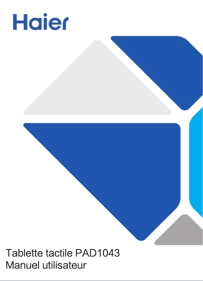 Image de la première page du manuel de l'appareil PAD 1043