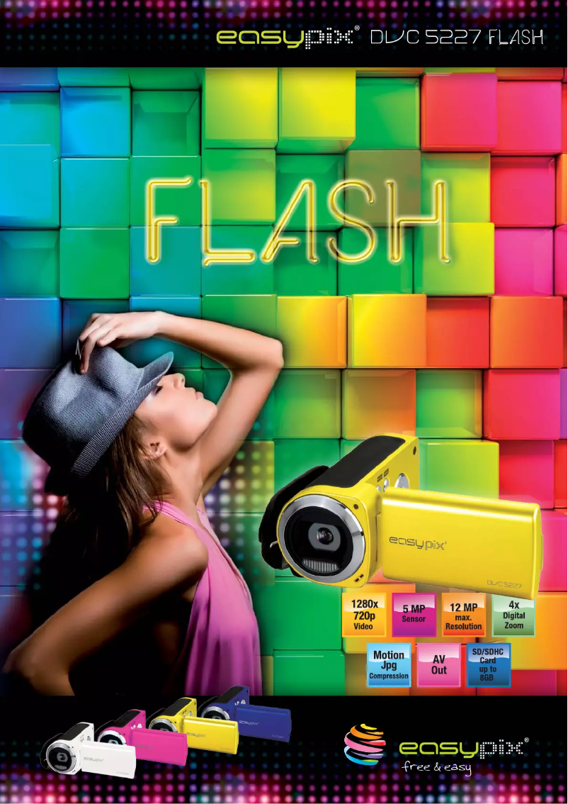 Page n°1 - Manuel utilisateur Easypix DVC5227 Flash