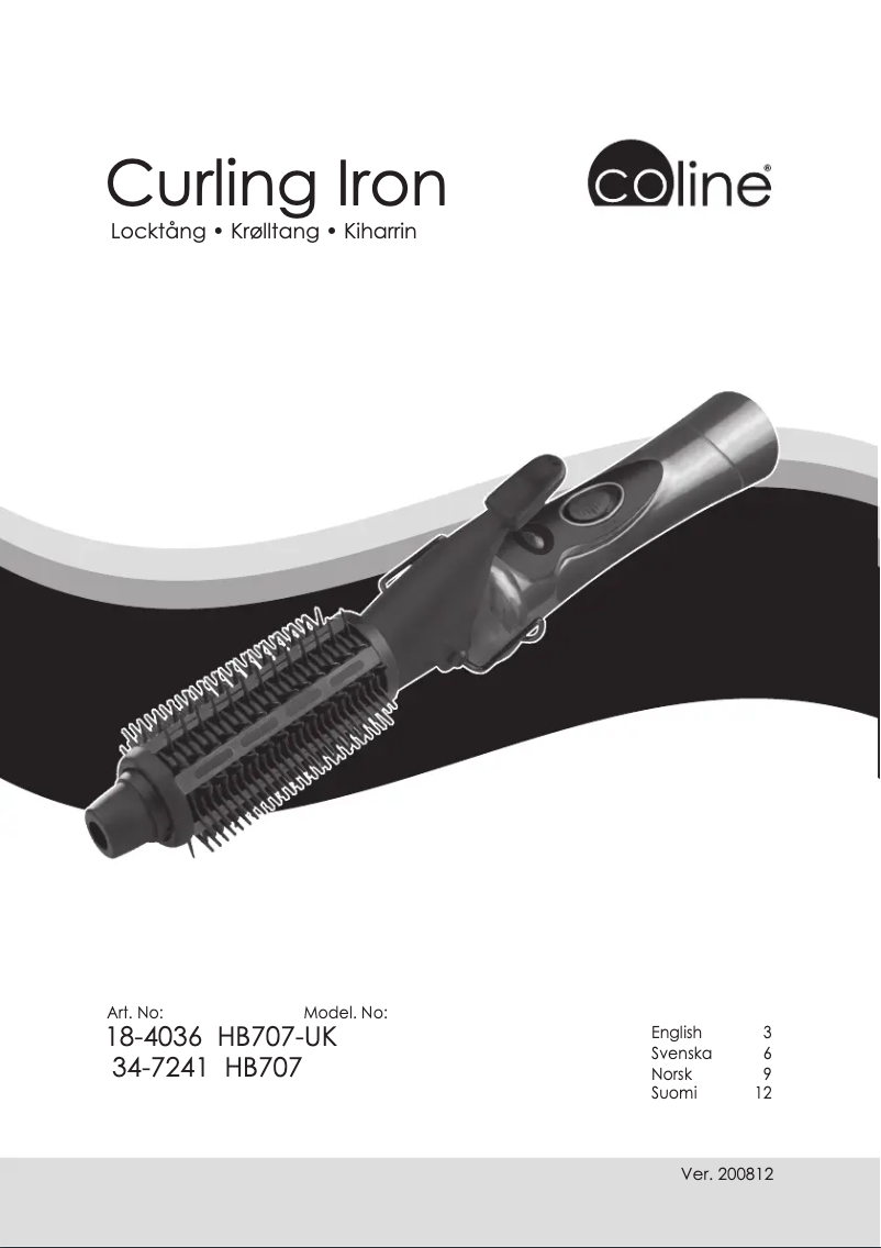 Página 1 del manual Manual de usuario Coline HB707