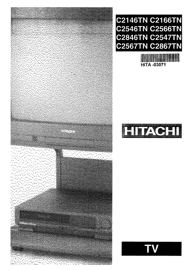 Page n°1 - Manuel utilisateur Hitachi C2567TN