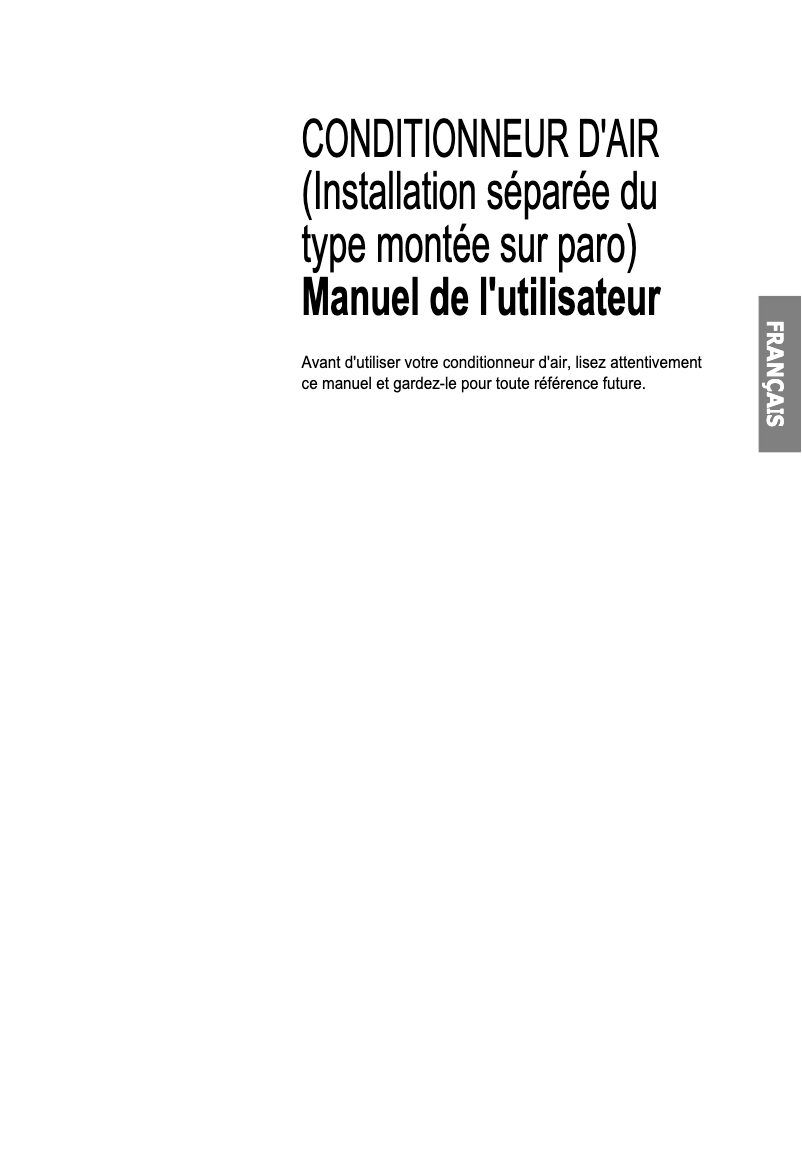 Page n°1 - Manuel utilisateur LG LSUH226GUL0