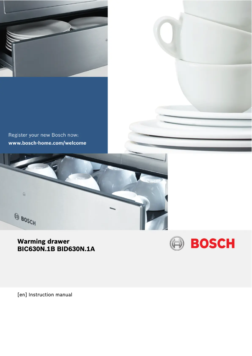 Page n°1 - Manuel utilisateur Bosch BIC630NS1A