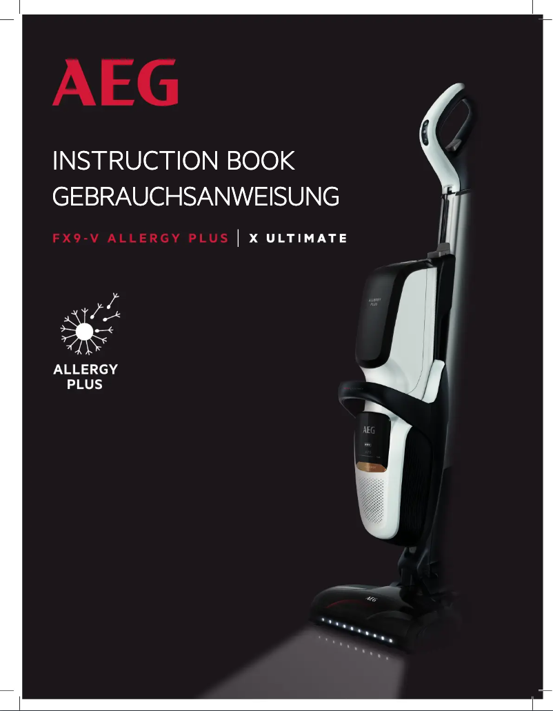 Page n°1 - Manuel utilisateur AEG FX9-1-ALRP
