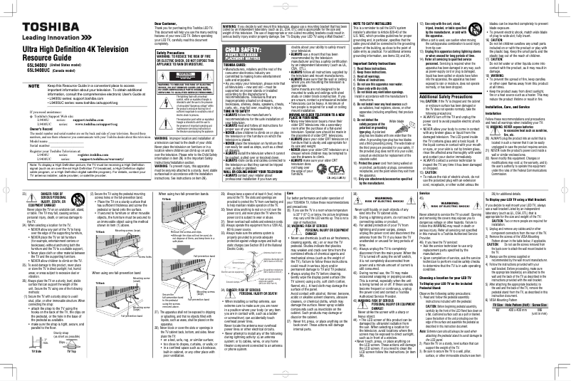 Image de la première page du manuel de l'appareil 65L9400U