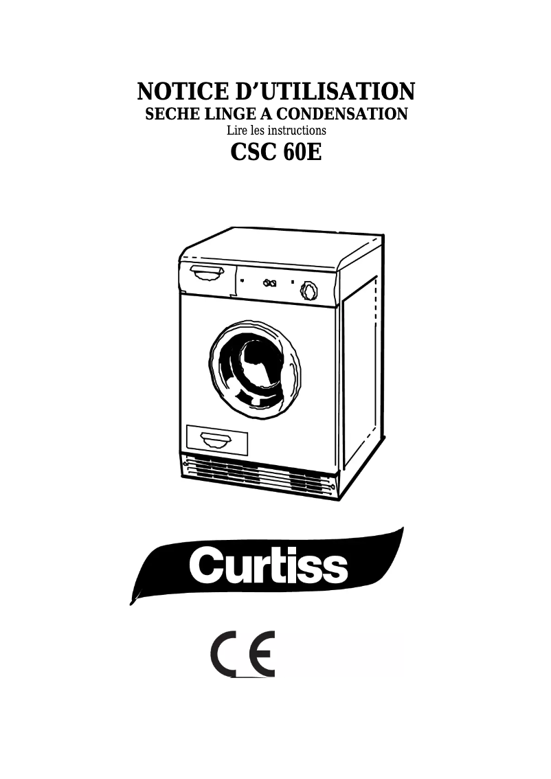 Image de la première page du manuel de l'appareil CSC 60E