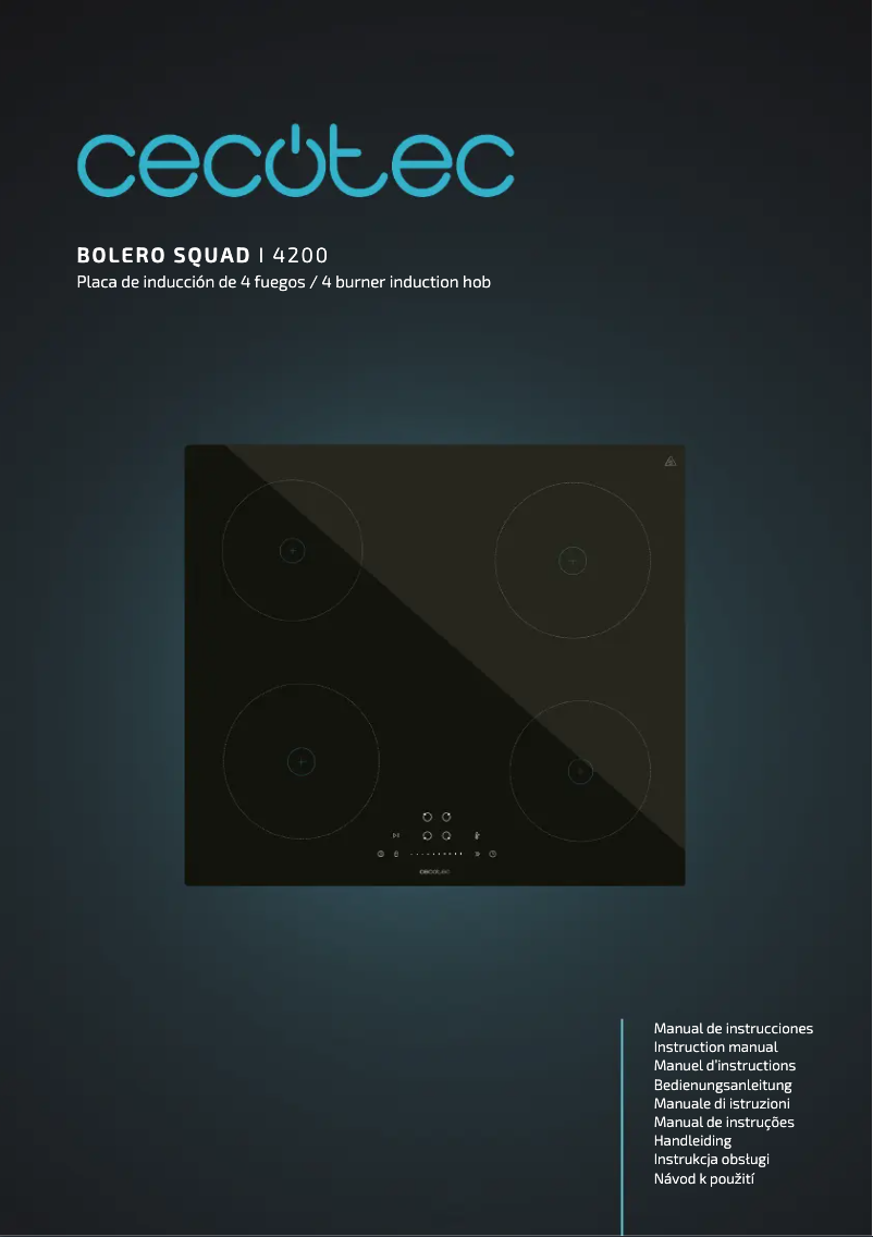 Page n°1 - Manuel utilisateur Cecotec Bolero Squad I 4200
