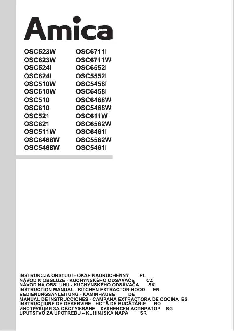Image de la première page du manuel de l'appareil OSC 510