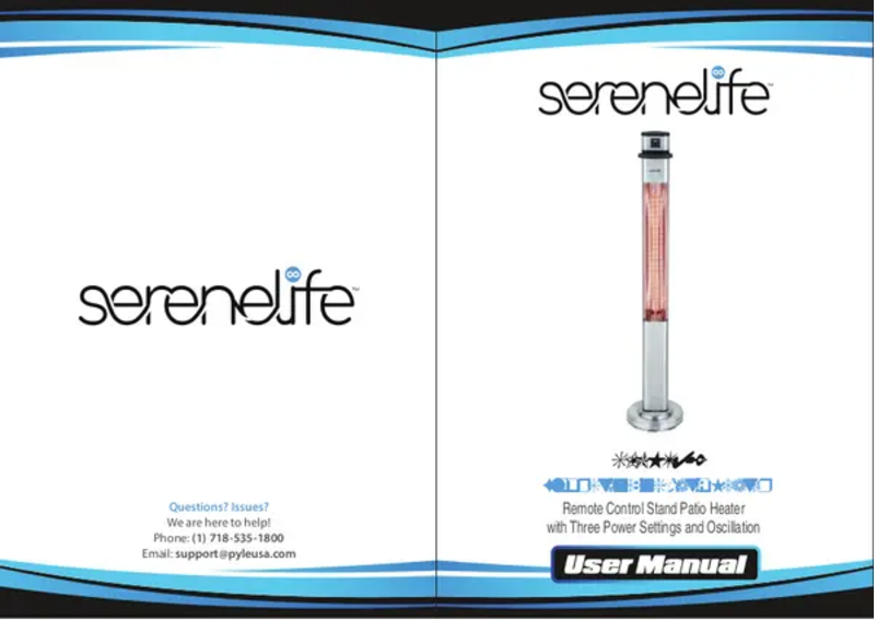 Page n°1 - Manuel utilisateur SereneLife SLOHT42