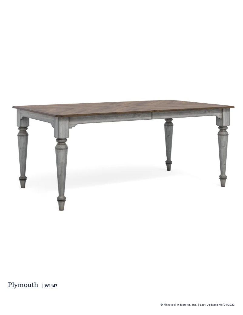 Page 1 de la notice Brochure Flexsteel Plymouth W1147-831