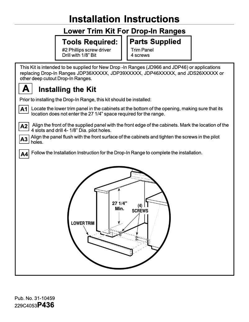 Page 1 de la notice Manuel utilisateur GE JXS96BB