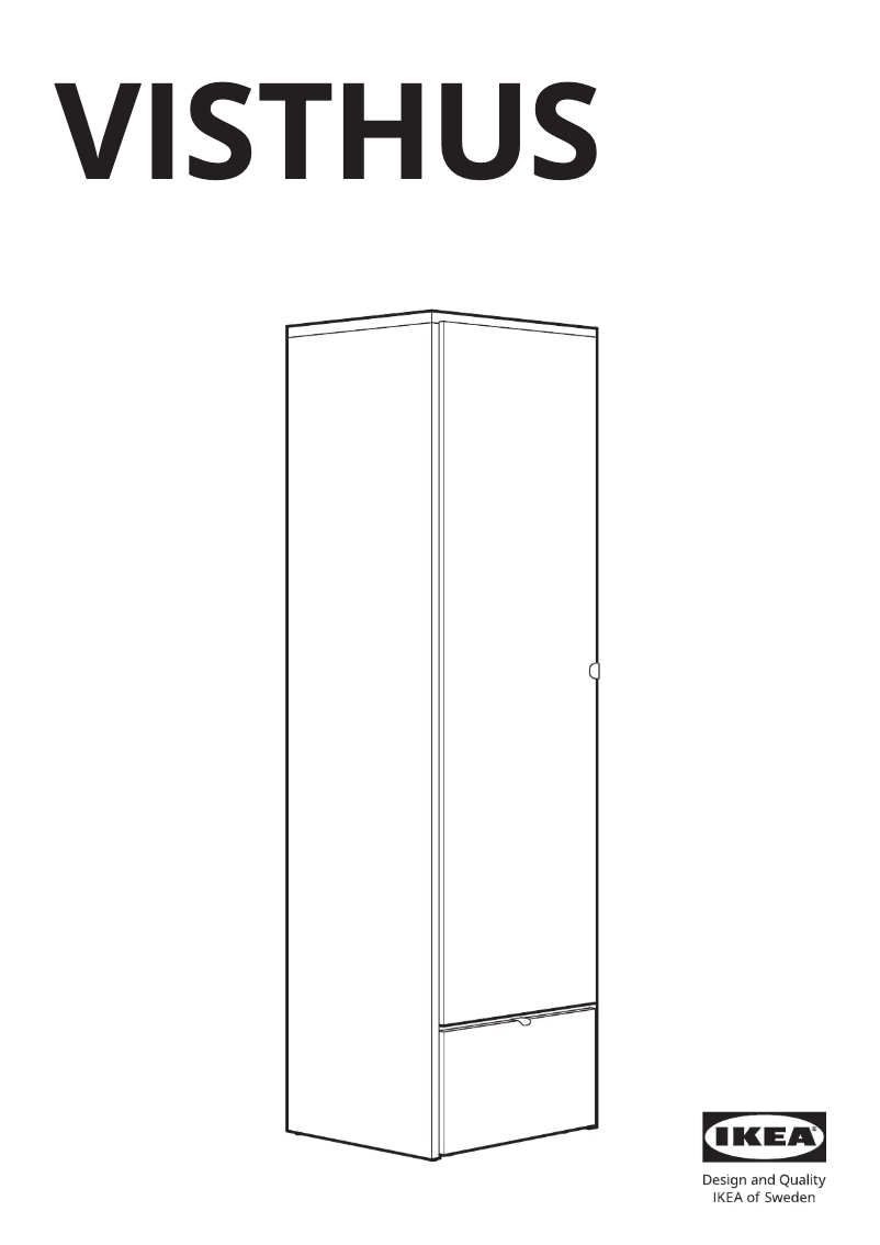 Página 1 del manual Manual de usuario Ikea VISTHUS 704.934.47