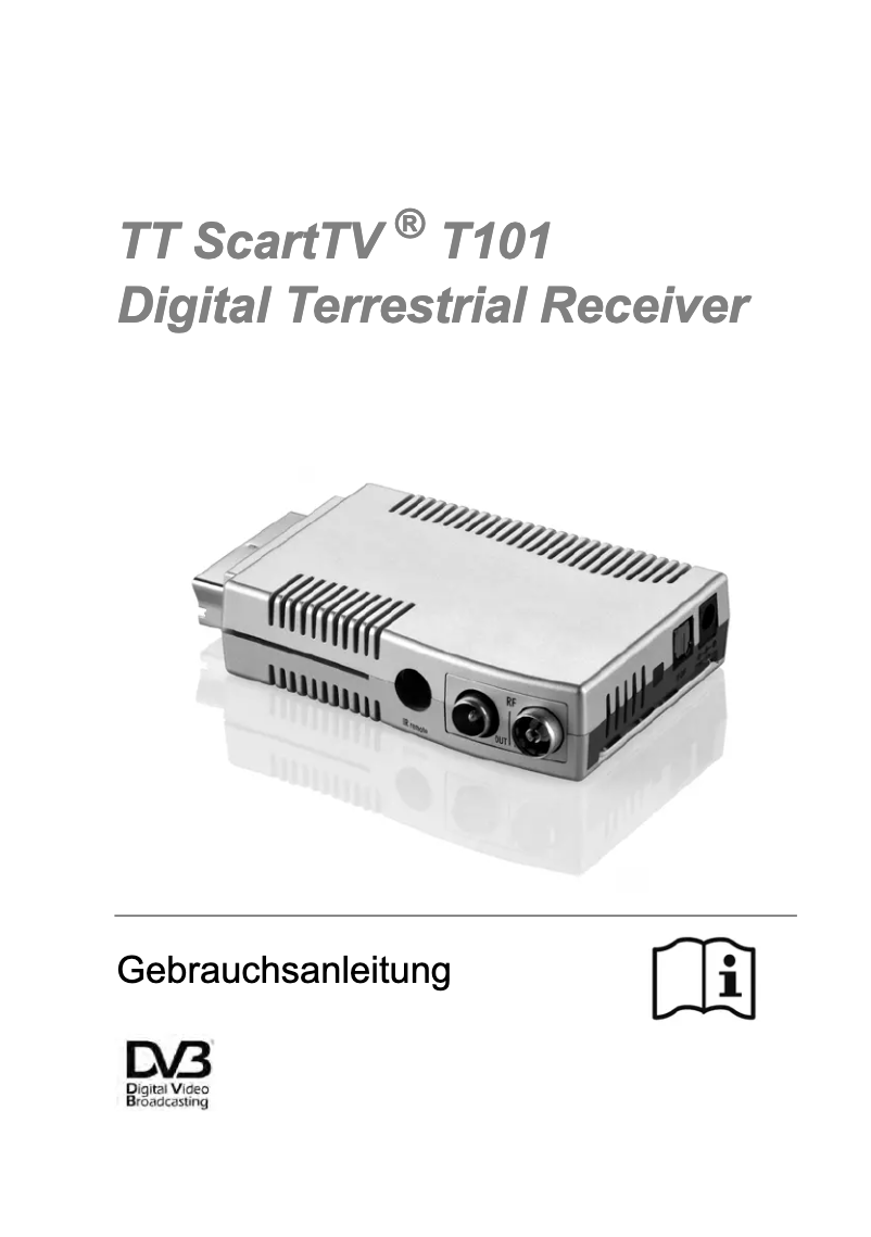 Page 1 de la notice Manuel utilisateur TechnoTrend TT ScartTV T101