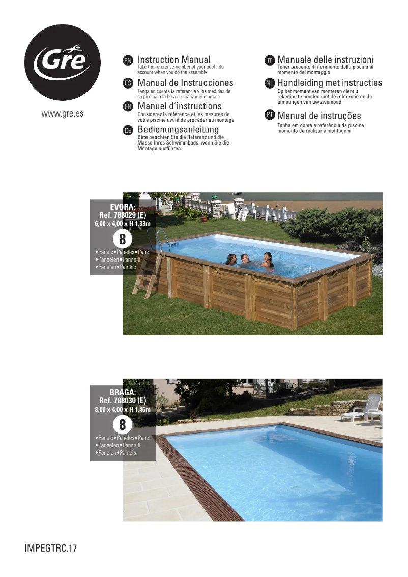 Página 1 del manual Manual de usuario Gre 788030E