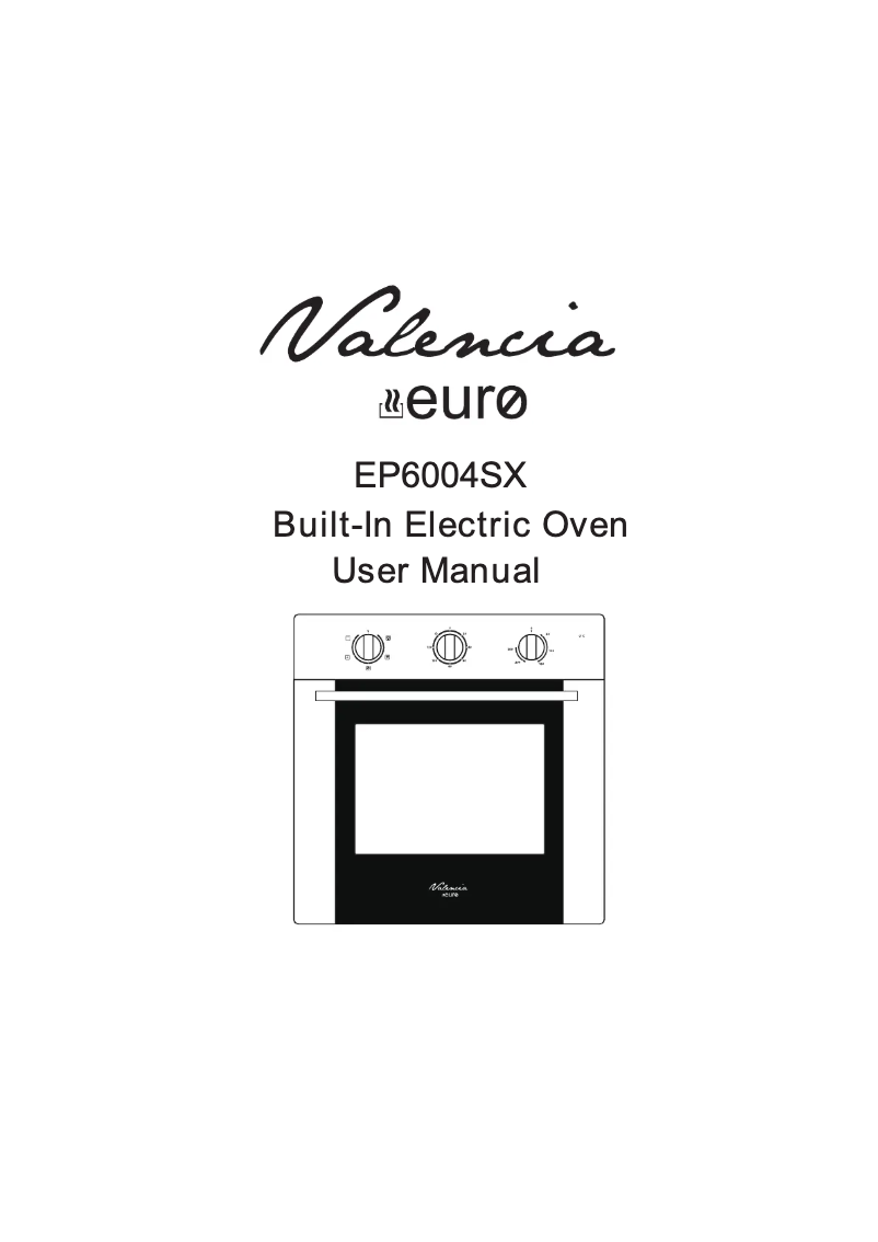 Page n°1 - Manuel utilisateur Euro Appliances EP6004SX