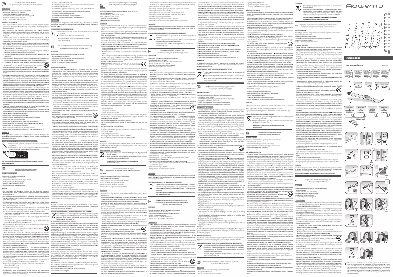 Página 1 del manual Manual de usuario Rowenta Elite CF3242