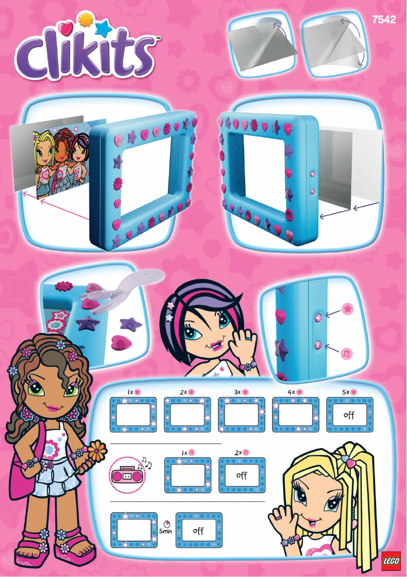 Image de la première page du manuel de l'appareil Clikits 7542