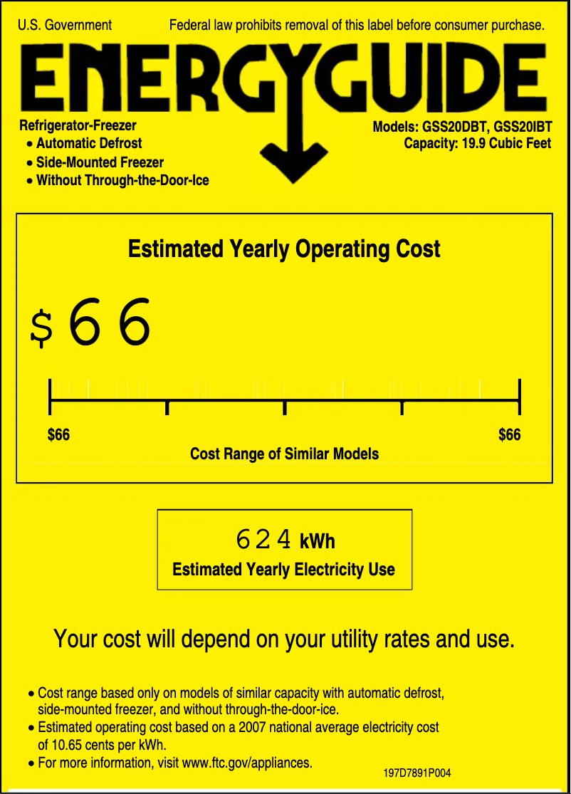 Image de la première page du manuel de l'appareil GSS20IBTWW