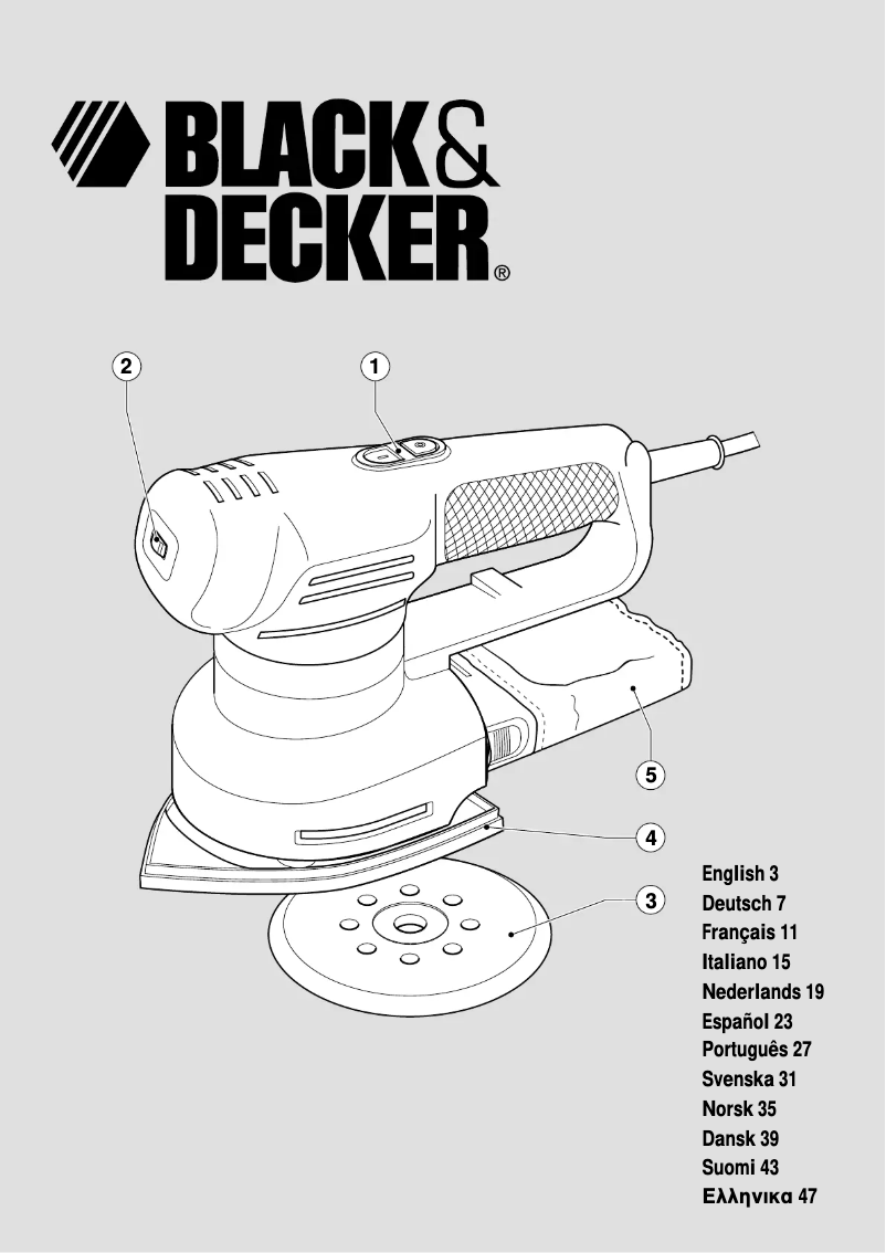 Page n°1 - Manuel utilisateur Black & Decker KA225