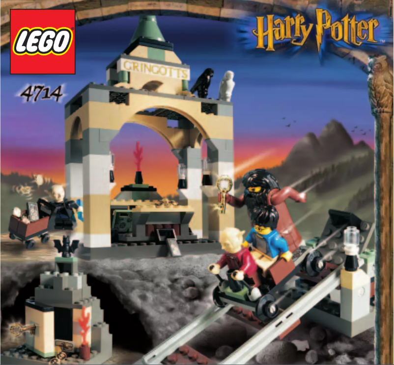 Page 1 de la notice Manuel utilisateur Lego Harry Potter 4714