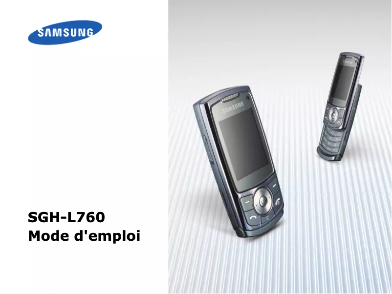 Image de la première page du manuel de l'appareil SGH-L760G
