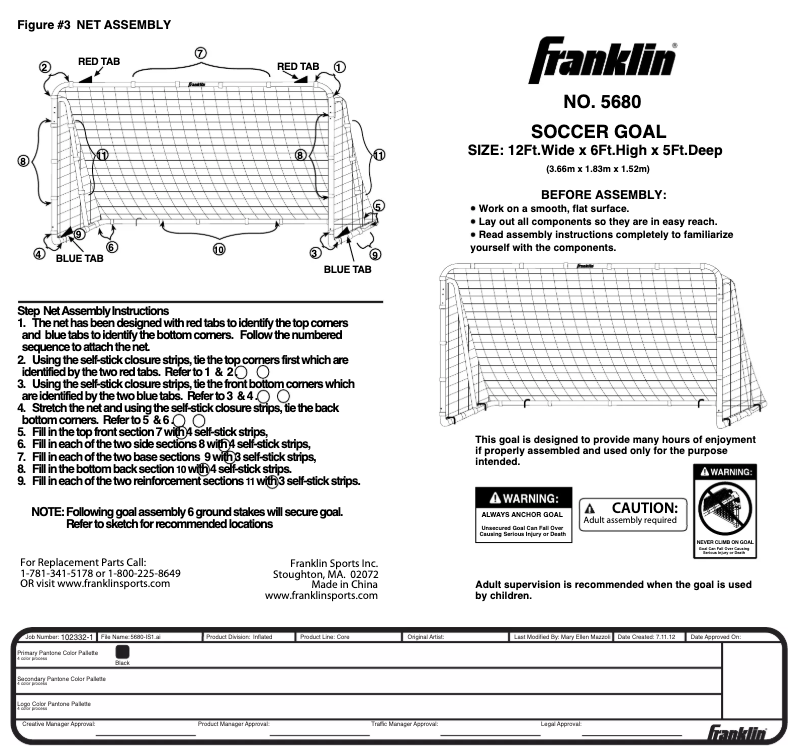 Page n°1 - Manuel utilisateur Franklin 5680