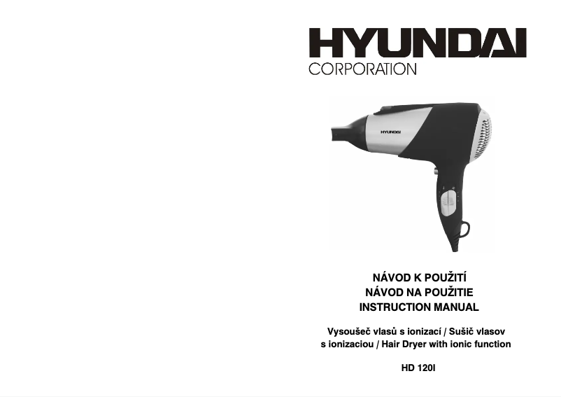 Page 1 de la notice Manuel utilisateur Hyundai HD 120I