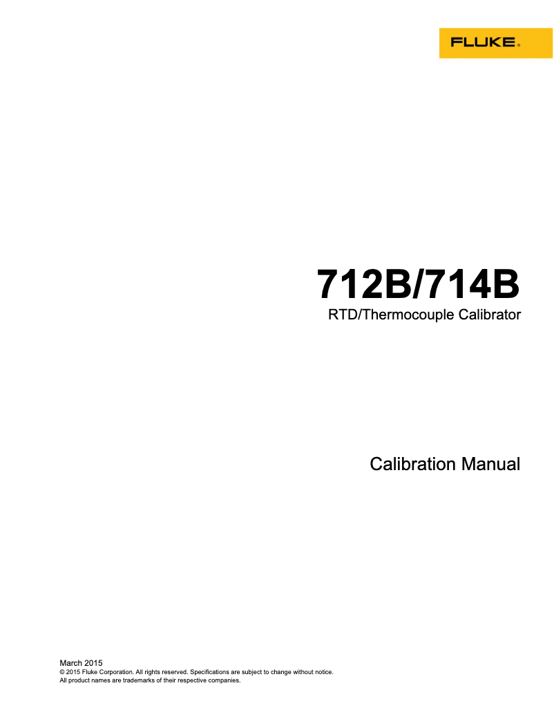 Imagen de la primera página del manual del dispositivo 712B