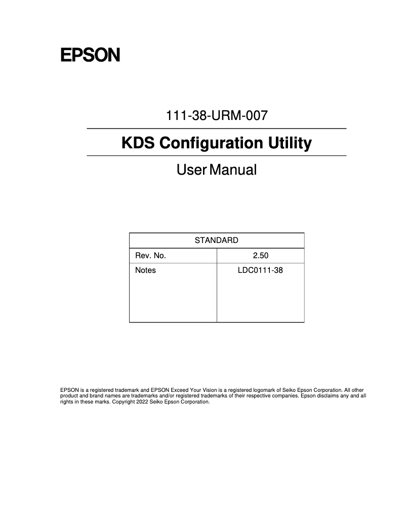 Page n°1 - Manuel utilisateur Epson TM-L90 Plus-i